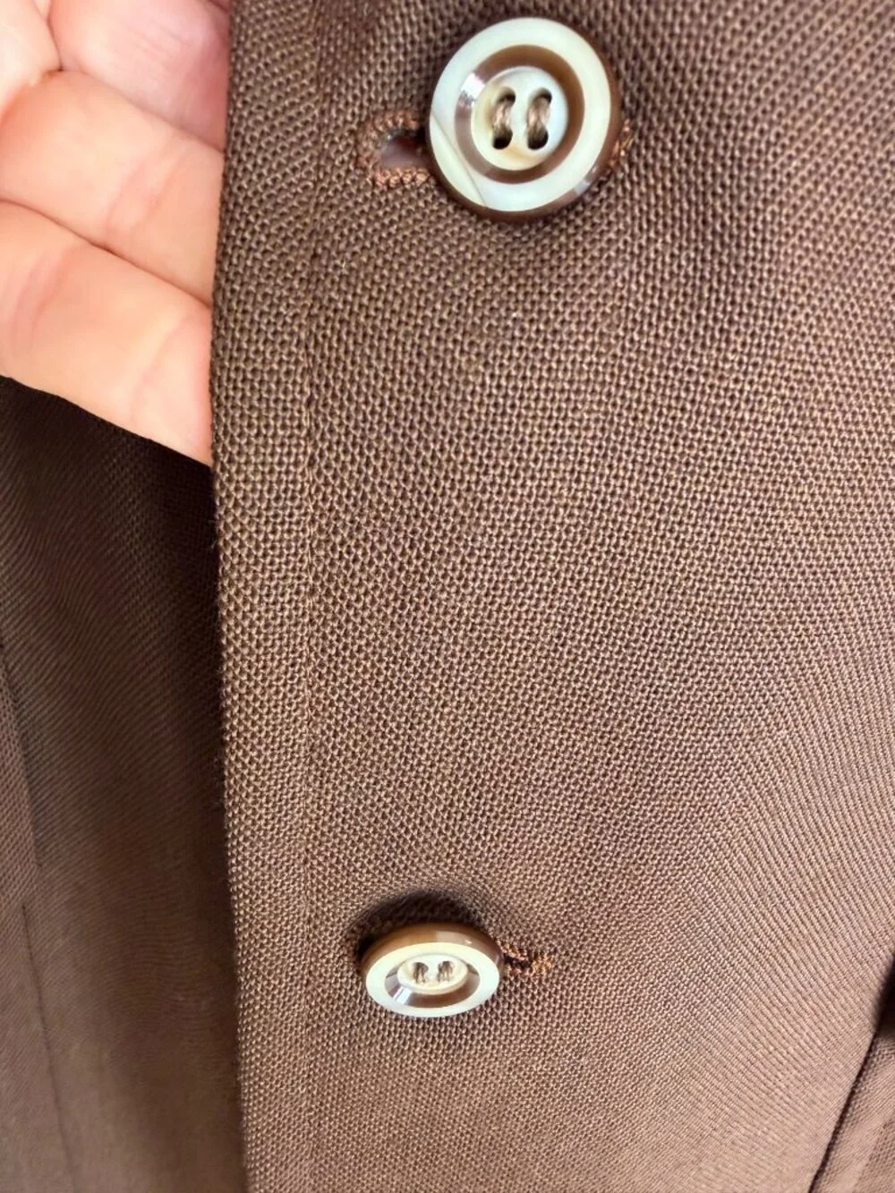 Desmond's Southern California 1970s Mens Sport Coat Blazer Size 42 Long Brown
